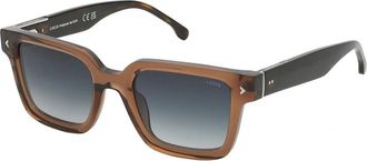 Lozza SL4338 Sanremo 6 06ME Mens Sunglasses Brown Size 52