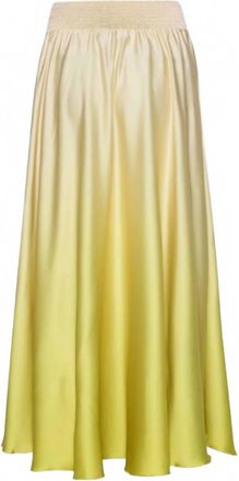 Karmamia Womens Savannah Skirt In Gradient Yellow