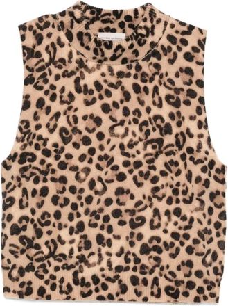 Semicouture Truien & Vesten, Dames, Bruin, M, Round-neck Truien