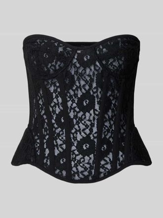 Bardot Bardot Corsage aus Spitze Modell CRISTO in Black, Gr&ouml;&szlig;e 38