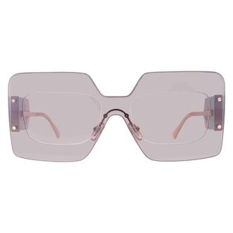 Versace Mirror Silver Shield Ladies Sunglasses VE2277 10026I 142