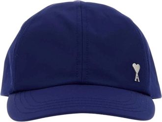 Ami Tech Fabric Baseball Cap - Dames - Petten - Blauw - ONE Size - Accessoires