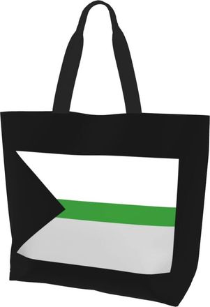 AOOEDM Demiromantic Demi Romantic Pride Ladies Canvas Tote Reusable Shopping Bag