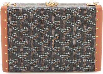 Goyard 2000-2025 Goyardine Minaudiere Trunk Bag crossbody bag - Black