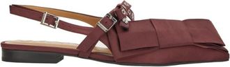 Ganni Ballerinas - Dames - Ballerinas - Rood - 36 EU - Polyester - Schoenen