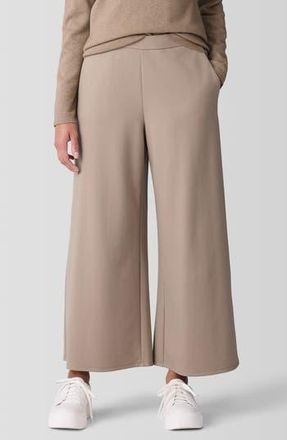 Eileen Fisher Ponte Wide Leg Pants in Biscuit at Nordstrom Rack, Size X-Large