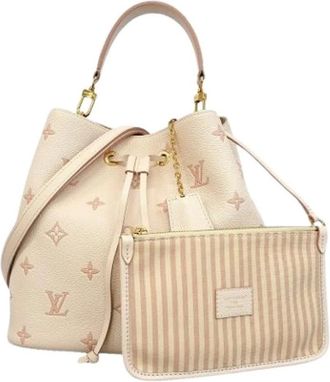 Louis Vuitton Pre-owned Vintage Canvas Bucket Bag - Dames - Pre-owned - Beige - Maat: ONE Size