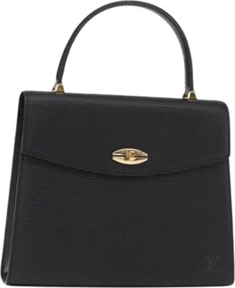 Louis Vuitton Tweedehands leren Louis Vuitton tassen - Dames - Vintage Handtas - Zwart - ONE Size - Vintage