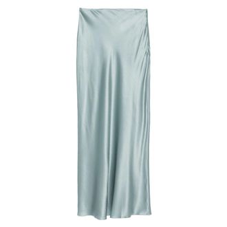 Cult Gaia Chantel Bias-cut Satin Maxi Skirt