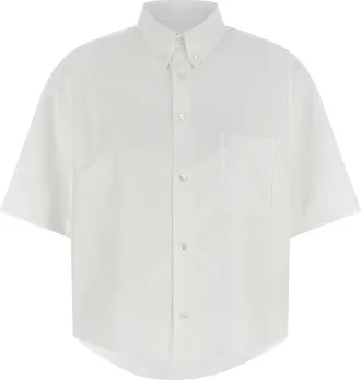 Maison Margiela White Cotton Womens Blouse