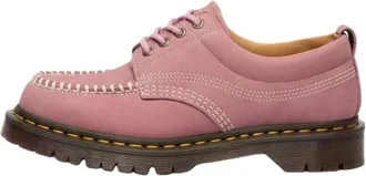 Dr. Martens Lowell Nubuck Moc Toe Shoes Dusty Rose 42365650