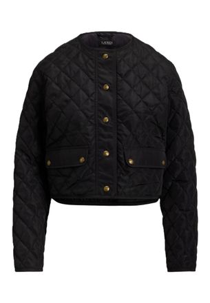 Ralph Lauren Cropped Diamond Quilted Jacket