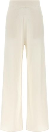 Max Mara White Cashmere Casual Womens Pants