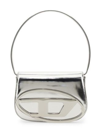 Diesel Silver Metallic Shoulder Bag