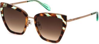 Just Cavalli SJC092 0V34 Womens Sunglasses Gold Size 53