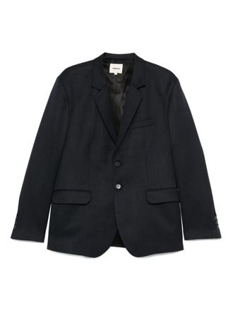 noyoco Clint single-breasted blazer - men - Viscose/Organic Cotton/Recycled Wool - M - Blue
