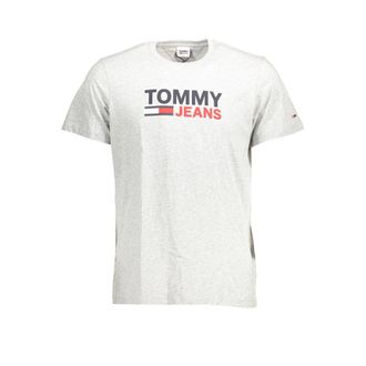 Tommy Hilfiger Grigio Organic Cotton Mens T-Shirt