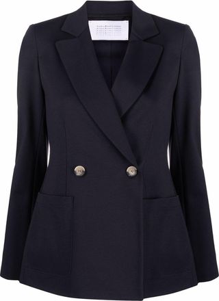Harris Wharf London womens stand up collar blazer rayon from