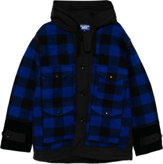 Junya Watanabe x Filson geruit gewatteerd jack - Zwart