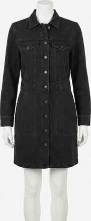 Faherty Michelle Denim Dress In Black