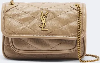Saint Laurent Borsa a spalla Niki Mini in pelle