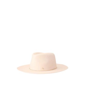 Maison Michel Miren Fedora - Dames - Accessoires - Beige - Maat: S Wol