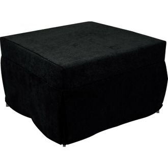 Talamo Italia Talamo Italia - Dmora Puof Convertible En Lit Simple, Fabriqu&eacute; En Italie, Lit Pliant, Pouf En Tissu Amovible Et Peu Encombrant Pour Le Salon, Cm 78x78