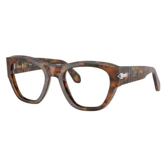 Persol Glasses, unisex, Brown, Size: 53 MM Po0054V Optical Frame