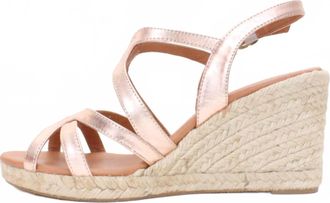 Eric Michael Womens Lindsey Wedge Sandal In Copper