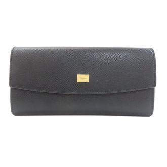 Ferragamo Leather Long Wallet (Bi-Fold) (Pre-Owned)