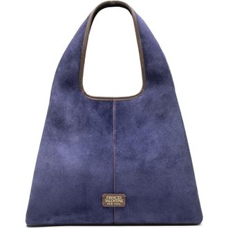 Frances Valentine Tootsie Suede Tote in Navy at Nordstrom