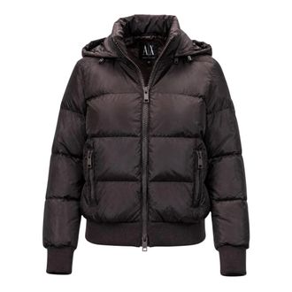A|X Armani Exchange Mujer, Chaquetas, Marr&oacute;n, Talla: S