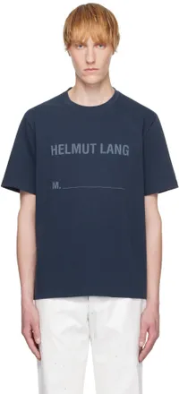 HELMUT LANG ロコフリントクルネックTシャツ 【関税込】 Helmut Lang ロゴ Tシャツ | ブラック | FARFETCH JP