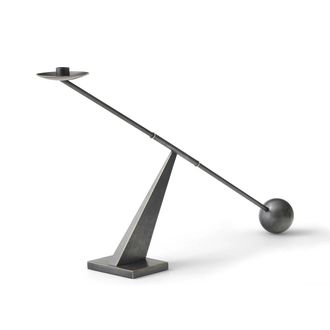 Audo Interconnect Kerzenst&auml;nder, H 41,5 x L 70 cm, Messing bronziert