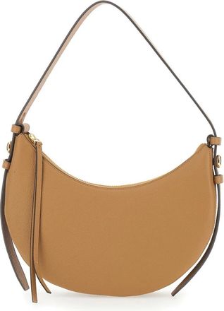 Tory Burch Romy Half Moon Bag - Dames - Schoudertassen - Bruin - ONE Size - Leer - Tassen