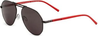 Tag Heuer Sunglasses, unisex, Gray, Size: 57 MM Essential Wire Sunglasses
