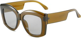 Generic Large Frame Men Sunglasses Vacation Women Outdoor Sports Sun Glasses(Brown)