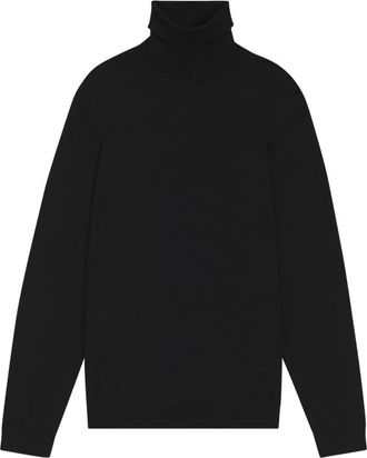 HUGO BOSS Dagjurken - Heren - Truien - Zwart - Maat: XL Wol