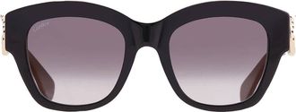 Cartier Panthere C Grey Cat Eye Ladies Sunglasses CT0547S 001 52