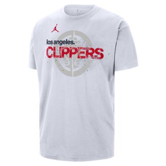 Nike Mens LA Clippers Courtside Jordan 85 NBA Statement T-Shirt in White | II1619-100