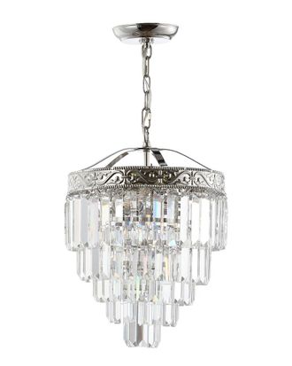Jonathan Y Designs Jonathan Y Wyatt 12In 2-Light Crystal Led Chandelier