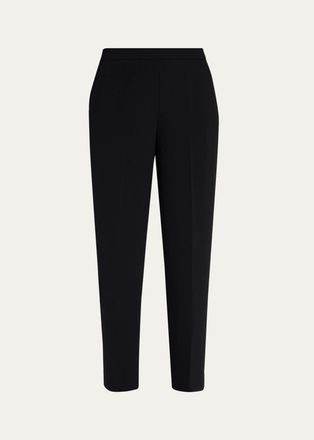 Kobi Halperin Aubree Tapered Crepe Ankle Pants