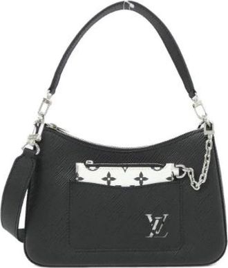 Louis Vuitton Pre-owned Epi Marelle Calf Shoulder Bag - Dames - Vintage Schoudertas - Zwart - ONE Size - Leer - Vintage