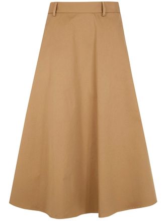 Semicouture Cotton Round Skirt
