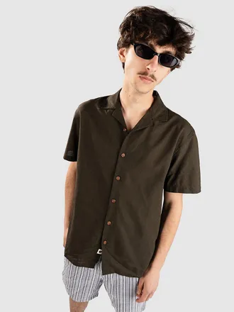 Anerkjendt Akleo Cot/Linen Shirt groen