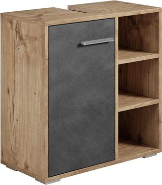 Badplaats Mueble Bajo Lavabo Neptunus 60 X 28 X 60 Cm - Roble Casta&ntilde;o Con