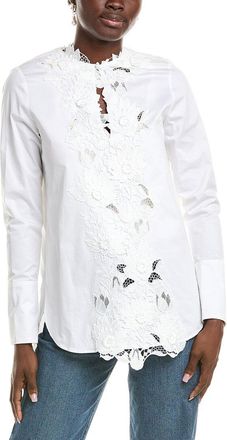 Oscar De La Renta Silk-Lined Blouse