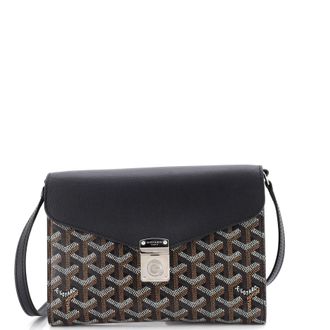 Goyard Chypre Wallet on Strap Coated Canvas with Leather
