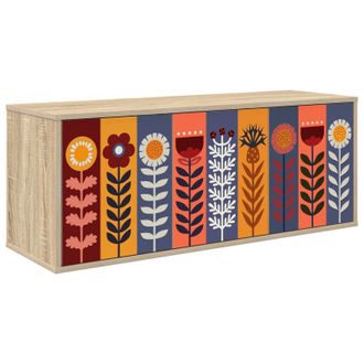vidaXL Mobile Tv Da Parete Essen 102 X 33 X 40 Cm Rovere Sonoma Vidaxl