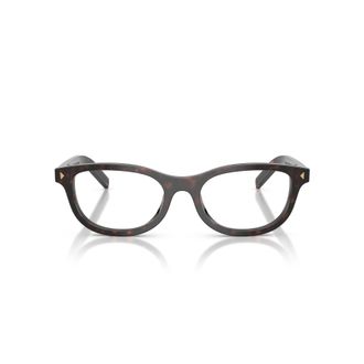 Prada 0pr D01vu Classic Rectangular Tortoiseshell Acetate Eyeglasses